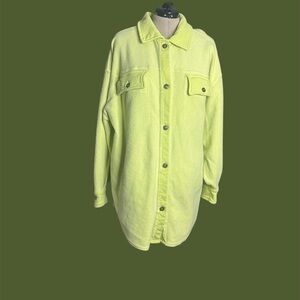 Free People Neon Green Ruby Jacket